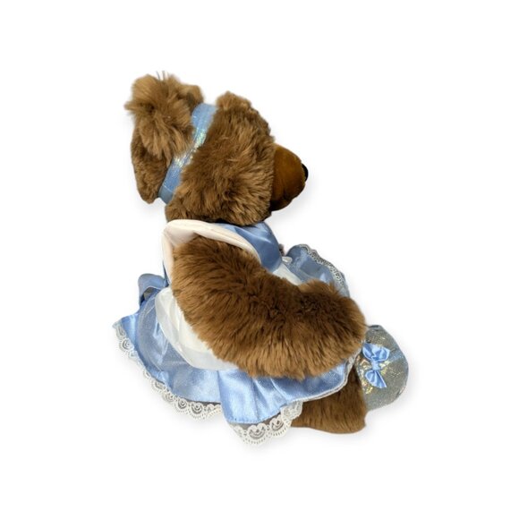 Build-A-Bear BAB Blue Sparkle Cinderella Princess Dress & Slipper Shoes Outfit - Picture 2 of 11